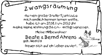 Babyanzeige von Tjara Jolie Ahrens von WESER-KURIER