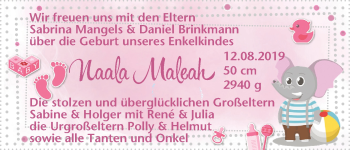 Babyanzeige von Naala Maleah  von WESER-KURIER
